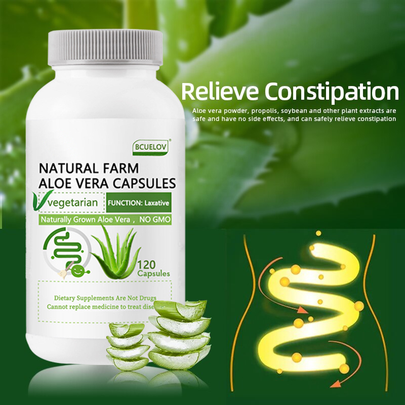 Aloe Vera Pot - 천연 농장 알로에 베라 캡슐, 신체