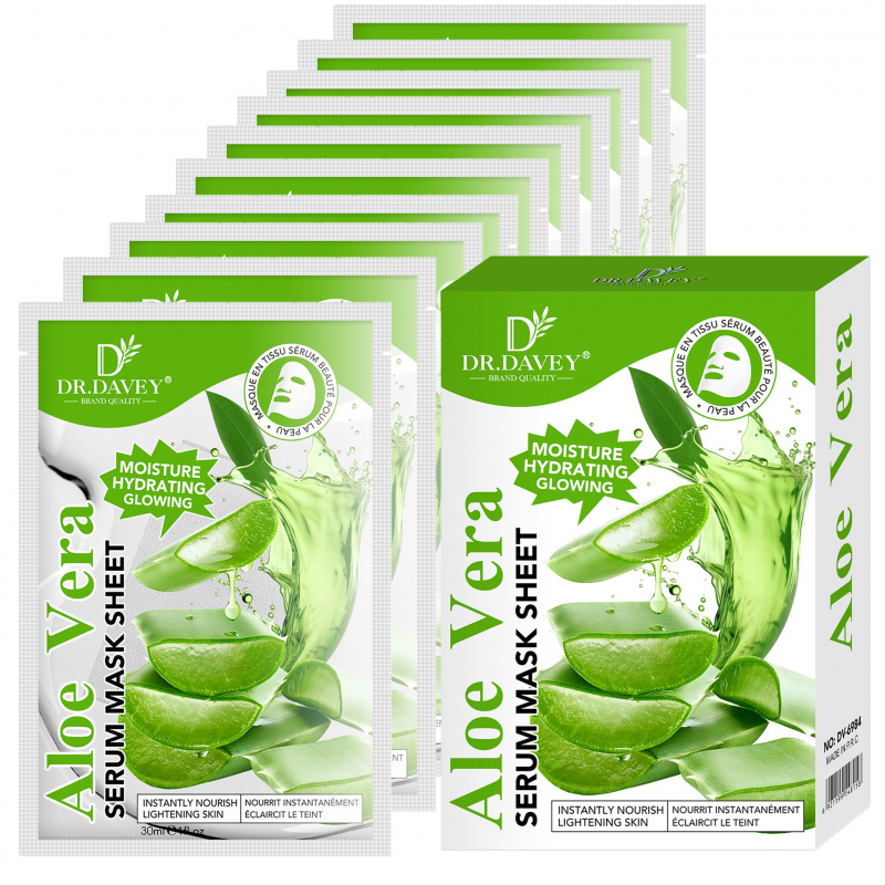 알로에 베라 세럼 페이셜 마스크 시트 피부 케어 보습  - Aloe Vera Pot 리뷰 및 가격