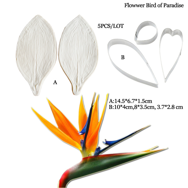 대형 Gumpaste Strelitzia 낙원 새 실리 - Bird Paradise Strelitzia 리뷰 및 가격