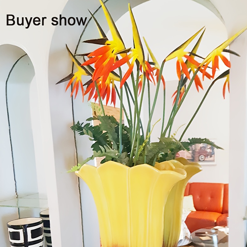인공 꽃 낙원의 새 하와이 열대 꽃 Strelitzia - Bird Paradise Strelitzia 리뷰 및 가격