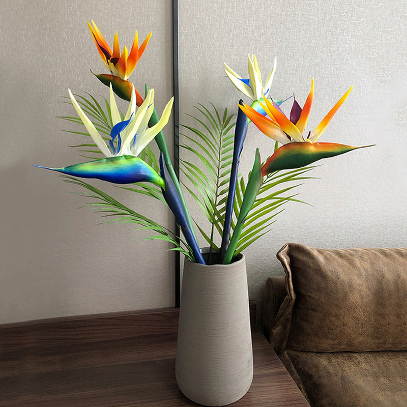 3개 인조 버드 오브 파라다이스 꽃 고무 스트렐리치아  - Bird Paradise Strelitzia 리뷰 및 가격