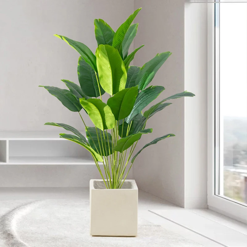 1개 인조 식물 대형 열대 야자수 가짜 바나나 나무 잎 - Ficus Lyrata Tree 리뷰 및 가격